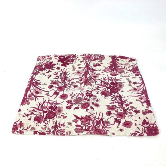 GUCCI pillow interior Flora floral pattern flower Cushion Cover pink/White - Picture 1 of 10